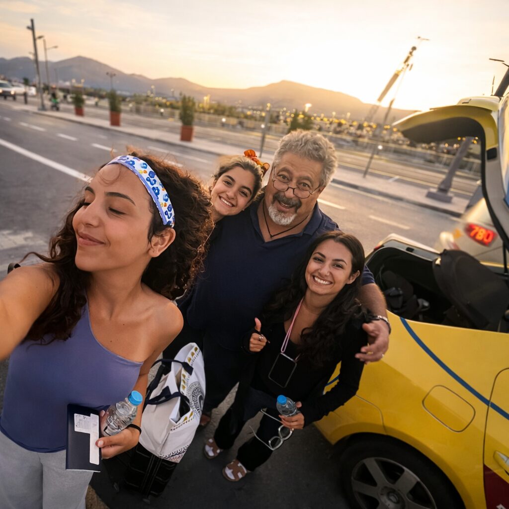 taxi service athens English